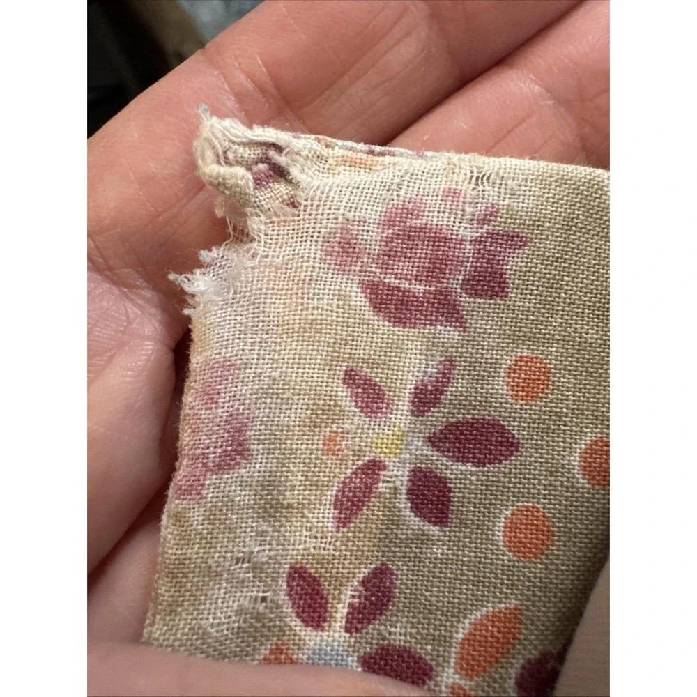 Lot 2 Vintage Cannon‎ Monticello Standard Pillowcases Floral Boho Earth Tones